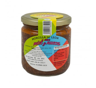 TARRO DE MORCILLA CON MIEL Y NUECES