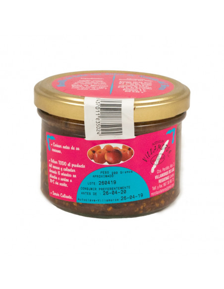 TARRO DE MORCILLA  CON DULCE DE MANZANA REINETA DEL BIERZO