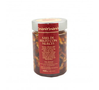 MIEL DE BREZO CON NUECES