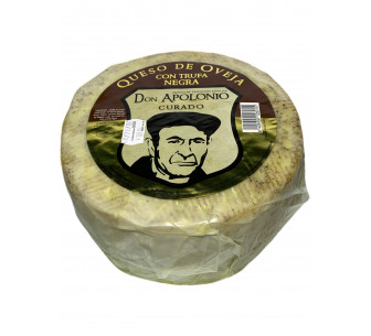 QUESO DE OVEJA CON TRUFA NEGRA