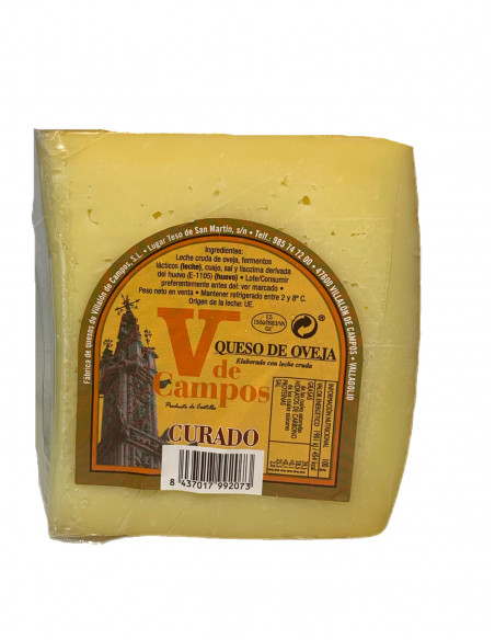 QUESO CURADO DE OVEJA V DE CAMPOS