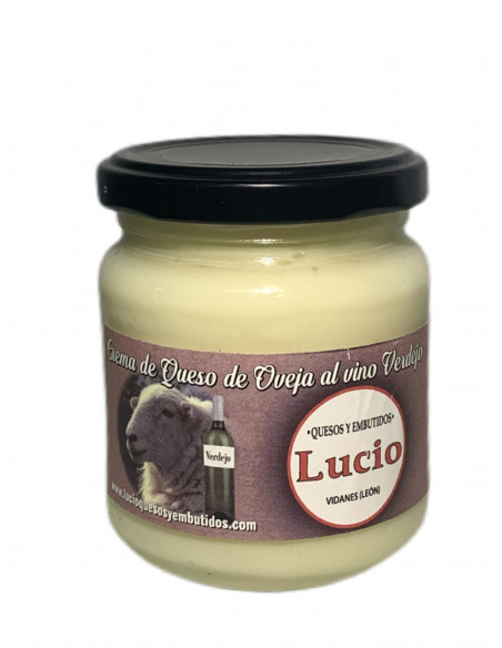 CREMA DE QUESO DE OVEJA AL VINO VERDEJO