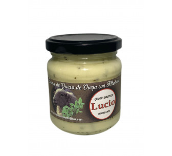 CREMA DE QUESO DE OVEJA CON ALBAHACA